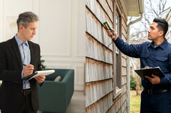 Showing the difference between a home inspector and an appraiser in Fort Lauderdale, Florida